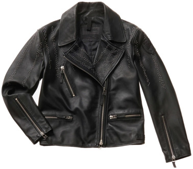 Blauer Leather Jackets Blauer , Black , Dames - M,S,Xs