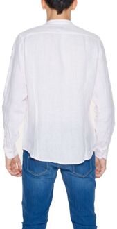 Blauer Linnen Overhemd Casual Stijl Lichtgrijs - EU 52