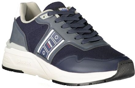 Blauer Marine Casual Sneakers Strepen - maat EU 41 Donkerblauw