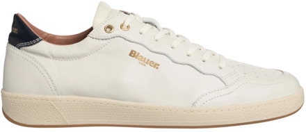 Blauer Murray Sneakers met vetersluiting Blauer , White , Heren - 40 Eu,41 Eu,43 Eu,42 EU