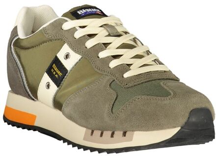 Blauer Retro Stijl Comfort Sneakers Kaki - EU 43