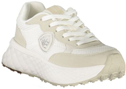 Blauer Roomkleurige Sneakers - maat EU 40 Ivoor