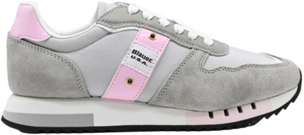 Blauer Rose Grey Pink Sneakers Blauer , Multicolor , Dames - 37 Eu,36 Eu,40 Eu,39 Eu,38 EU
