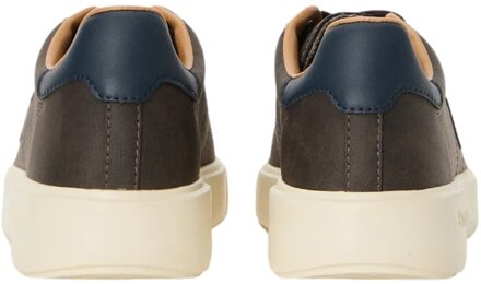 Blauer Sneakers Donker Bruin