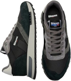 Blauer Sneakers Zwart