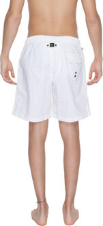 Blauer Snelle Droogtijd Lichtgewicht Zwemshorts Wit