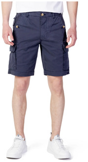 Blauer Stijlvolle Bermuda Shorts voor Heren Blauer , Blue , Heren - W33,W32,W31