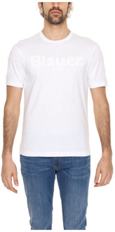 Blauer T-Shirts Blauer , White , Heren - Xl,L