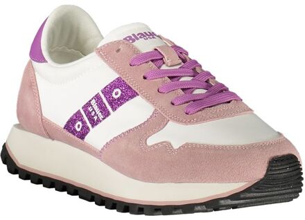 Blauer USA Sneakers Glitter Detail Wit - EU 38