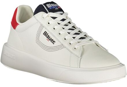 Blauer USA Sneakers Leer Casual Wit - EU 44