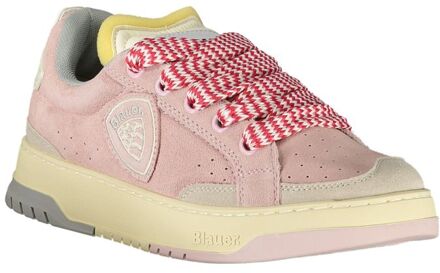 Blauer Vetersuede Sneakers - maat EU 36 Roze