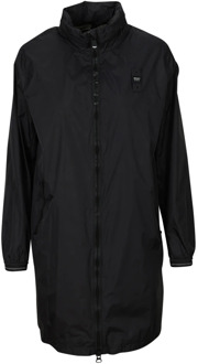 Blauer Zwarte Trenchcoat Mode Stijl Blauer , Black , Dames - L,M,S,Xs