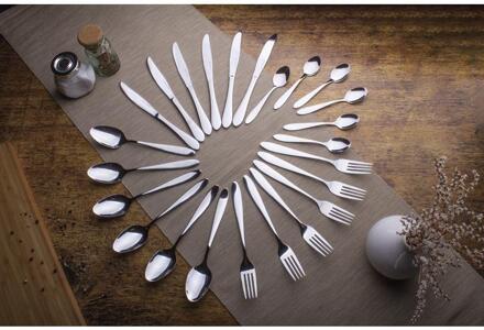 Blaumann Bestekset 24dlg RVS mirror zilver