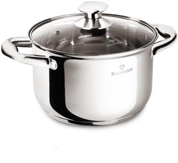 Blaumann Kookpan Gourmet Line 18cm zilver