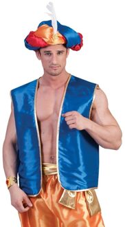 Blauw Arabisch vest voor volwassenen 52-54 (l/xl)