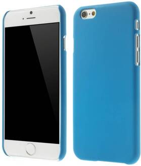 Blauw effen iPhone 6 hardcase