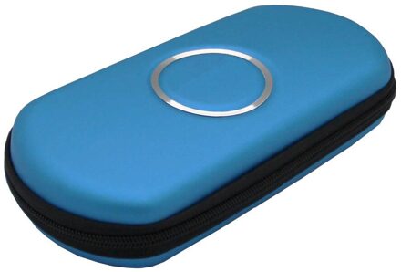 Blauw hard travel carry cover case draagtas pouch protector voor sony psp 2000 3000