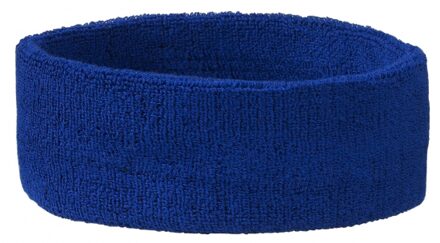 Blauw hoofd zweetbandje sport