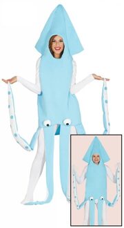 Blauw inktvis kostuum voor volwassenen - Volwassenen kostuums