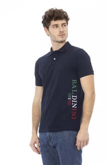 Blauw Katoenen Heren Polo Shirt - maat 3XL Navy