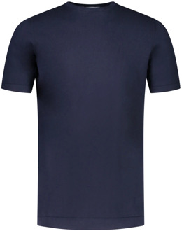 Blauw Katoenen T-Shirt 31 Collectie Gran Sasso , Blue , Heren - 2Xl,Xl,L,M,3Xl