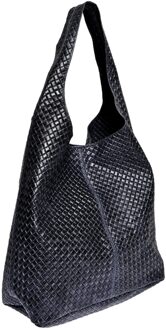 Blauw Leren Tas - One Size