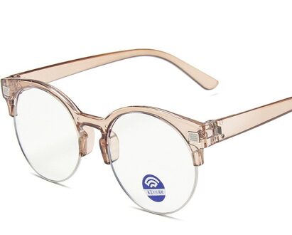 Blauw Licht Kids Bril Voor Jongen & Meisje Kind Ronde Frame Transparante Zonnebril Anti Glare Computer Bril UV400 2
