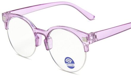 Blauw Licht Kids Bril Voor Jongen & Meisje Kind Ronde Frame Transparante Zonnebril Anti Glare Computer Bril UV400