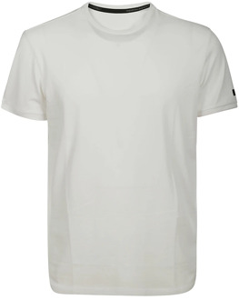 Blauw Logo Korte Mouw T-Shirt RRD , White , Heren - L,M
