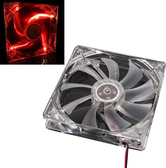 Blauw Quad 4-Led Licht Neon Clear 120 Mm Pc Computer Case Cooling Fan Mod Led Computer Case Fans rustig Кулер Для Процессора Rood