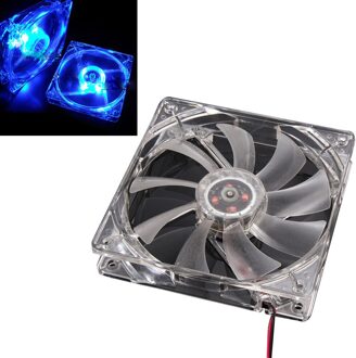 Blauw Quad 4-Led Licht Neon Clear 120 Mm Pc Computer Case Cooling Fan Mod Led Computer Case Fans rustig Кулер Для Процессора