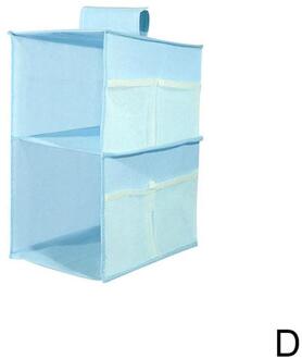 Blauw/Roze/Grijs Multi Layer Kast Closet Organizer Rack Opknoping Opvouwbare Kleding Non-Woven Plank Stof Opslag plank Z5E9