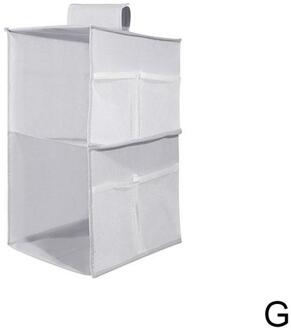 Blauw/Roze/Grijs Multi Layer Kast Closet Organizer Rack Opknoping Opvouwbare Kleding Non-Woven Plank Stof Opslag plank Z5E9