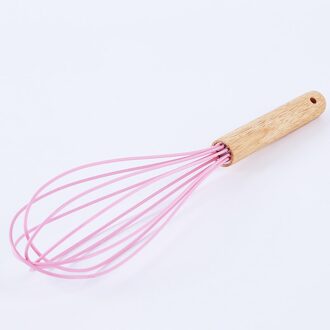 Blauw Wit Roze 3 Kleuren Whisk Mixer Eiklopper Siliconen Egg Kloppers Kitchen Tools Hand Ei Mixer Koken Foamer