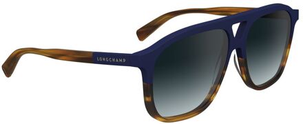 Blauwe Acetaat Zonnebril - maat