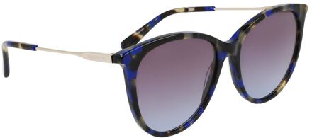 Blauwe Acetaat Zonnebril - One Size