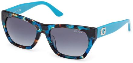 Blauwe Acetaat Zonnebril