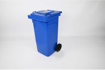 Blauwe Afvalcontainer – 120 Liter, Hdpe Kunststof