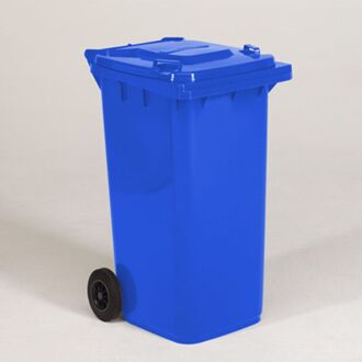 Blauwe Afvalcontainer – 240 Liter, Hdpe Kunststof