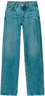 Blauwe Bootcut Jeans Alexander Wang , Blue , Dames - W28,W26,W27,W25,W29