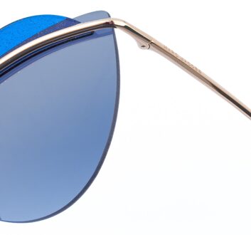 Blauwe Butterfly Style Zonnebril Marc Jacobs , Blue , Dames - ONE Size