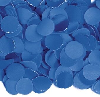 Blauwe confetti van 1 kilogram