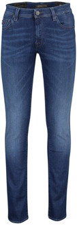 Blauwe Denim 5-Pocket Jeans Tramarossa , Blue , Heren - W36 L34