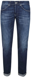 Blauwe Denim George Jeans Dondup , Blue , Heren - W32,W33
