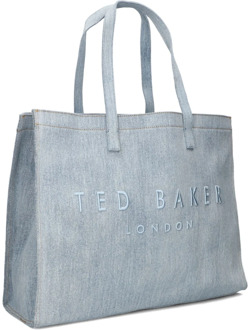 Blauwe Denim Shopper Tas Ted Baker , Blue , Dames - ONE Size