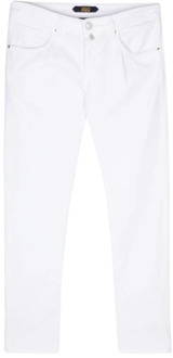 Blauwe Divisie Witte Jeans Incotex , White , Heren - W38,W34,W35,W31,W32,W36