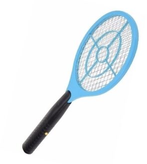 Blauwe elektrische vliegenmepper