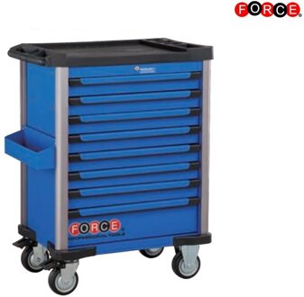 Blauwe Gereedschapswagen 8-lades met 193 delig gereedschap (EVA) 10218B193