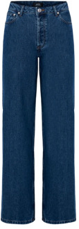 Blauwe Gewassen Denim Jeans A.p.c. , Blue , Dames - W26,W27,W28,W25