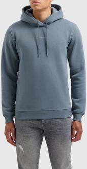 Blauwe Hoodie Sweater voor Heren Pure Path , Blue , Heren - 2Xl,Xl,L,M,S,Xs